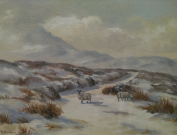 Errigal under Snow by Hamilton Sloan